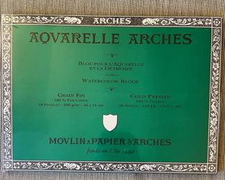 Watercolor paper pad (sealed)