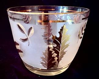 Vintage gold leaf bowl