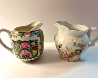 Vintage porcelain creamers