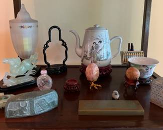 Trinkets and figurines from around the world