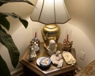 lamp Hexagon end table