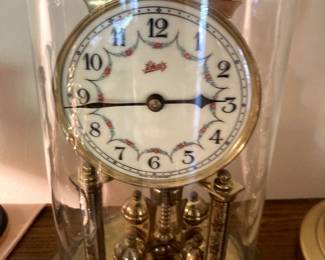 vintage Anniversary clock with dome
