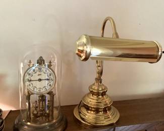 vintage brass desk lamp