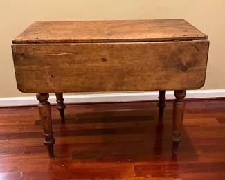 Antique DropLeaf Table with Drawer