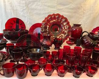 Anchor Hocking Ruby Red