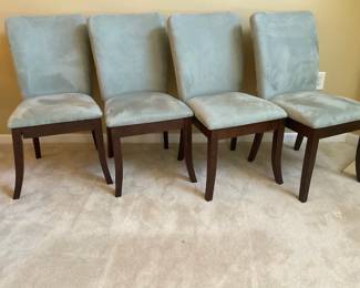 4 Sea foam Green Chairs