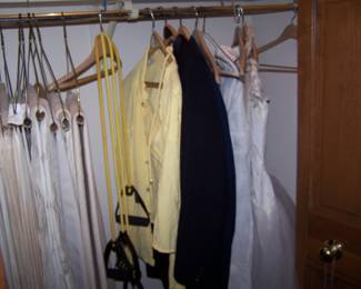 LINENS, WEDDING DRESS & DRAPERIES