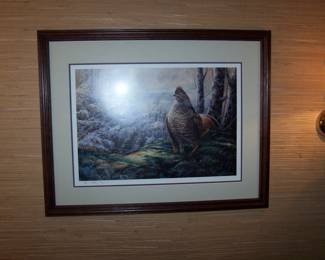 SIGNED GROUSE PRINT