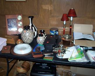 LAMPS, POTTERY & MORE