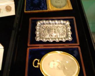 Sterling tray civil war era photos