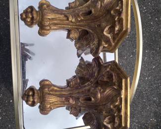 Florentibe gilt wall shelves substantial