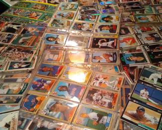 Huge collection of vintage sports cards