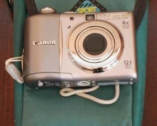 153 - Canon 12.1 MP Camera w/ Case You are buying a used as-is electric/electronic item. We do not guarantee all components are present, and if it is not expressly stated, it is untested.
