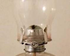 456 - Oil Lamp - 18.5" tall
