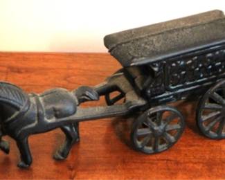 140 - Cast Iron Bank - 3" x 7"
