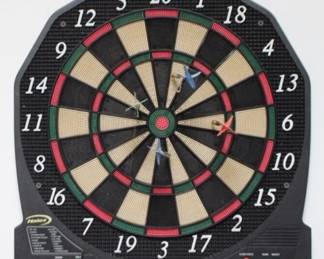 214 - Electronic Dart Board You are buying a used as-is electric/electronic item. We do not guarantee all components are present, and if it is not expressly stated, it is untested.
