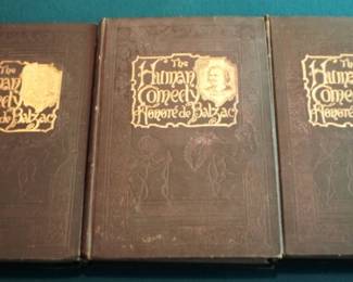 52 - 3 The Human Comedy by Balzac Books (1893 Ed.) Vol. 1-3
