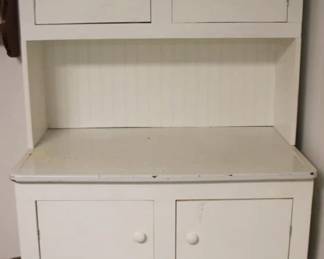 197 - Vintage Hoosier Cabinet - 40" x 75" x 22"
