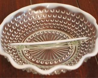 168 - Silvercrest Divided Dish - 8" round
