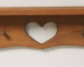 195 - Wood Shelf - 24" x 4" x 6.5"
