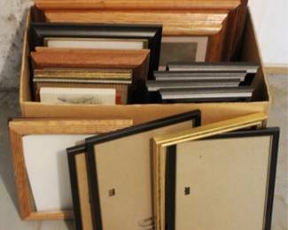 421 - Box Lot of Picture Frames
