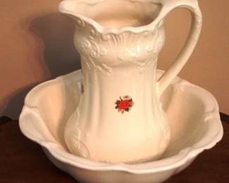 133 - Pitcher and Bowl Set - 11" x 11"

