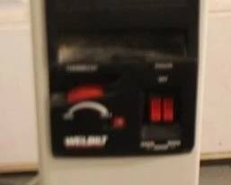 390 - Space Heater - 25" x 12" x 6" You are buying a used as-is electric/electronic item. We do not guarantee all components are present, and if it is not expressly stated, it is untested.

