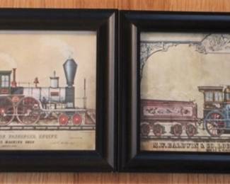 173 - 2 Framed Prints - 8.5" x 6.5" each
