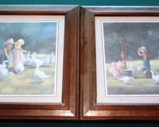 29 - Pair of Framed Prints - 13" x 11"
