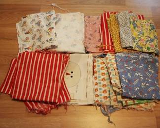 144 - Lot of Vintage Fabric Samples
