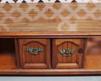 234 - Wood Coffee Table - 55" x 21" x 16"
