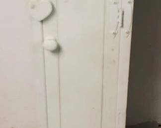 216 - Wood Cabinet - 10" x 9" x 26"
