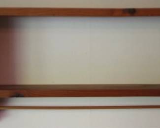 39 - Wood Shelf - 12.5" x 24" x 4"
