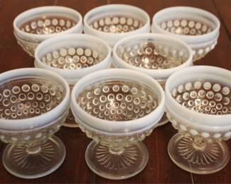 167 - 8 Silvercrest Goblets - 3.5" tall
