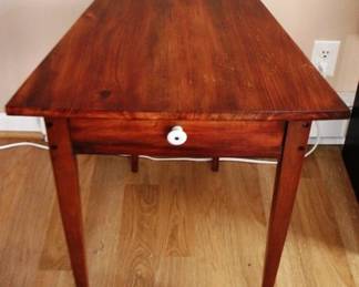 94 - Wood Table - 25" x 22" x 21"
