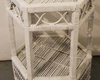 374 - Wicker Stand - 17" x 25" x 17"
