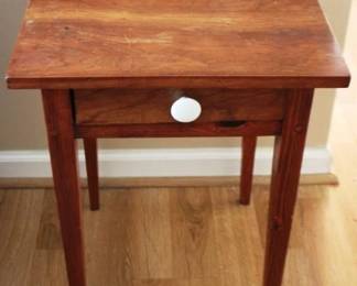 72 - Wood Table - 25" x 18" x 17"
