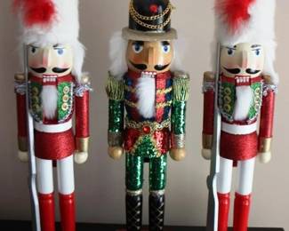 85 - 3 Nutcrackers - 15" tall

