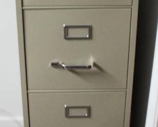 13 - Metal File Cabinet - 52" x 26.5" x 15"
