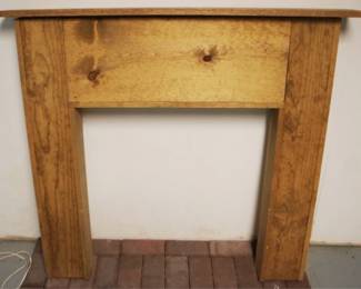 208 - Wood Mantle - 46" x 43" x 6"
