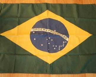 352 - Brazilian Flag - 38" x 27"
