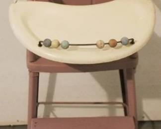 375 - Vintage Highchair - 13" x 30" x 12"
