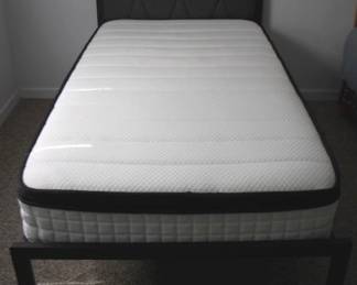 70 - Twin Size Bed w/ Bedding - 77" x 42" x 39"
