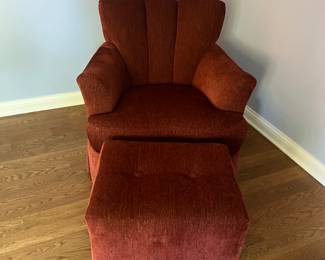 Chair and ottoman 