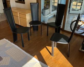 Post modern chairs set of 4