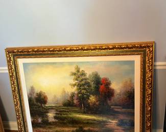 Munoz landscape oil on canvas 