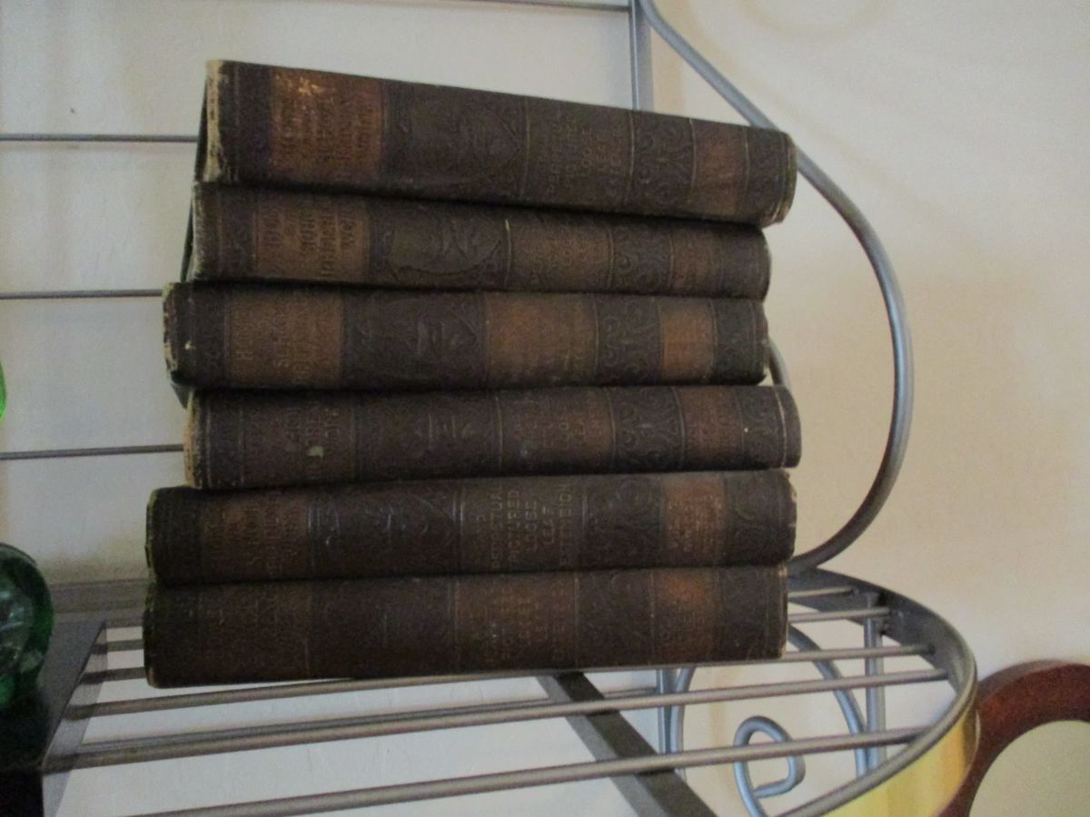 Antique 1924 Home and School Reference Set of 6