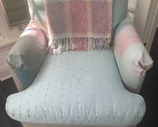 there are 2 - custom upholstered