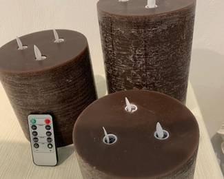 large battery candles