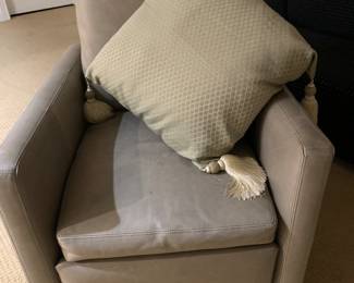 leather swivel chair